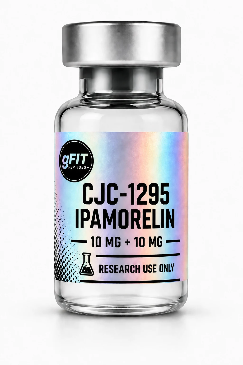 CJC-1295 + IPA 10+10mg peptido flakonas